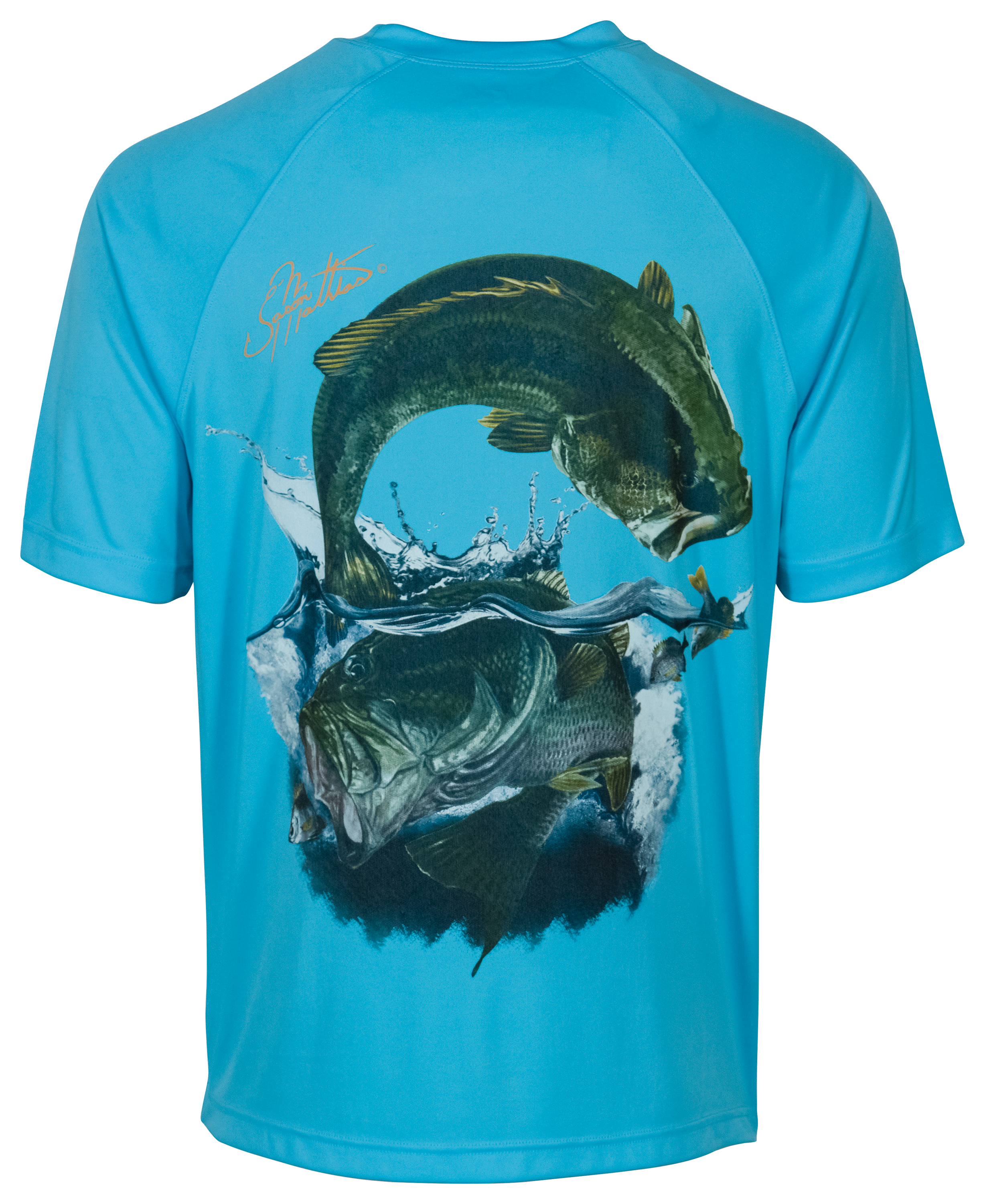 World Wide Sportsman Bass Print Short-Sleeve T-Shirt for Men | Bass Pro ...